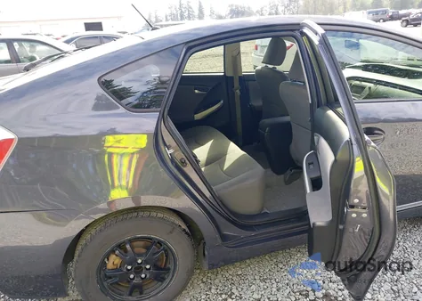 2012 Toyota Prius Two из США, поврежденный, VIN JTDKN3DU6C5392630